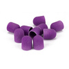 Pedicure caps 13 mm, 240 grit, 10 pcs Fabric Podo AlleMed Purple