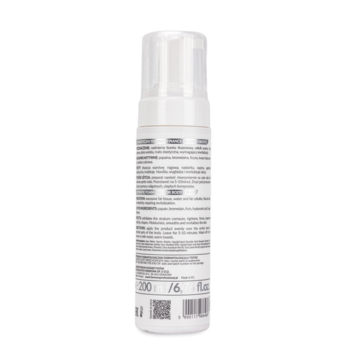 Enzymatyczny peeling w piance do ciała i biustu Farmona Body Slim 200ml