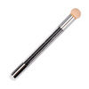 Dwustronny pędzel gąbka do ombre i nail art stempel z cyrkoniami czarny