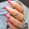 Пилок для нігтів Smoke Nails ефект диму Allepaznokcie neon pink № 09