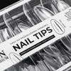 Faux ongles pour une extension rapide des ongles Nail Tips NTN Premium, forme amande courte, 100 pièces