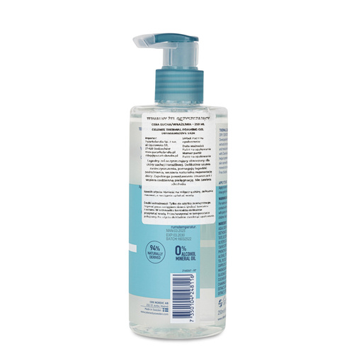 Gel detergente termale per pelli secche e sensibili Celenes by Sweden 250 ml