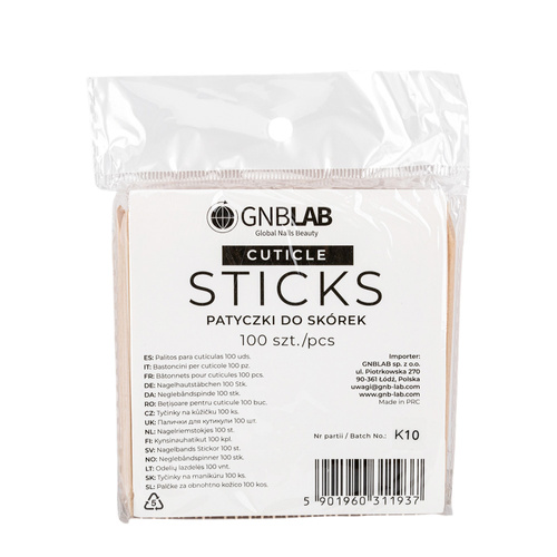 240 pieces Orange wood sticks, 100 pieces, 9,5 cm long