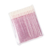 Silikonapplikatoren für Augen, Lippen, Augenbrauen und Wimpern, rosa, 50 Stück
