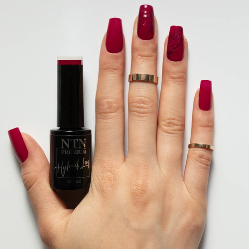10 + 2 gratis: NTN Premium Passion for Love Collection HEMA/Di-HEMA-freier Hybridlack, 5 g, Nr. 206