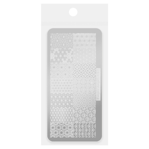 Placa para sellos con motivos Finger Angel V19