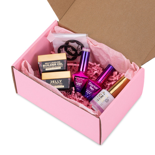 PRO MATCH SYSTEM 4+1 Cherry Blossom: 3x żele 15g: Jelly&SelfLeveling&Gel in bottle+Baza+Doctor Top 10g GRATIS