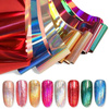 Folia transferowa 100 cm lustrzana chrome holograficzna Nr 2