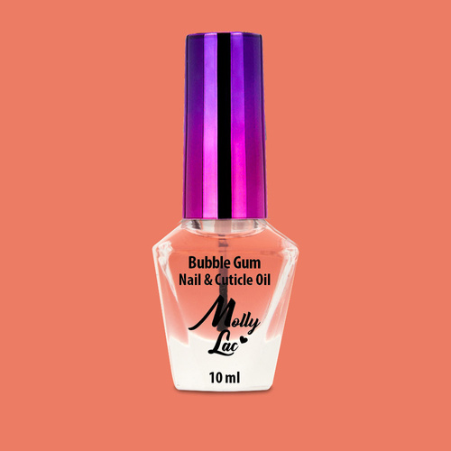 10+1gratis Oliwka do skórek i paznokci Bubble Gum MollyLac 10ml