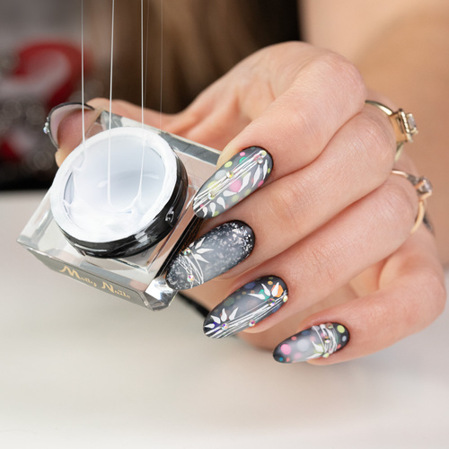 Żel do zdobień Spider Gel MollyNails white biały HEMA/Di-HEMA Free 5g