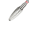 Hartmetallfräser, konisch, rund, rot, Staleks Expert 5/13 mm