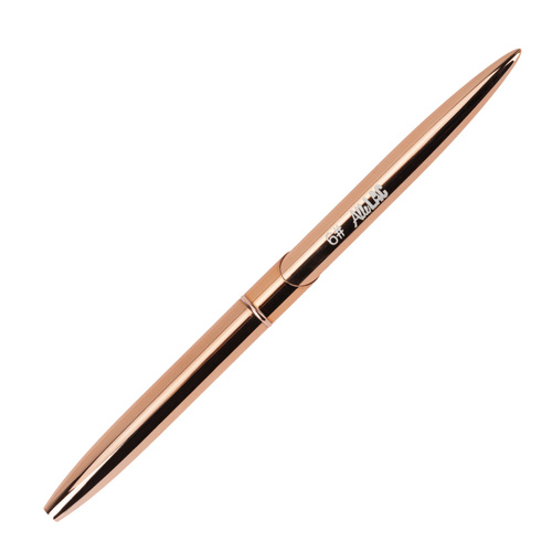 Pinceau ovale pour gel AlleLac rose gold n° 6