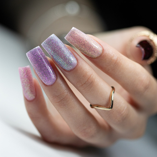 5 + 1 gratuit : Vernis hybride Molly Nails Shocking Shine Time Lie 8 g n° 682