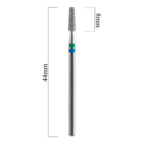 Fresa diamantata a fiamma affilata rossa Staleks Expert 2,3/8 mm