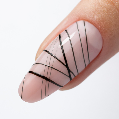 10+1gratis Żel do zdobień Spider Gel MollyNails black czarny HEMA/Di-HEMA Free 5g