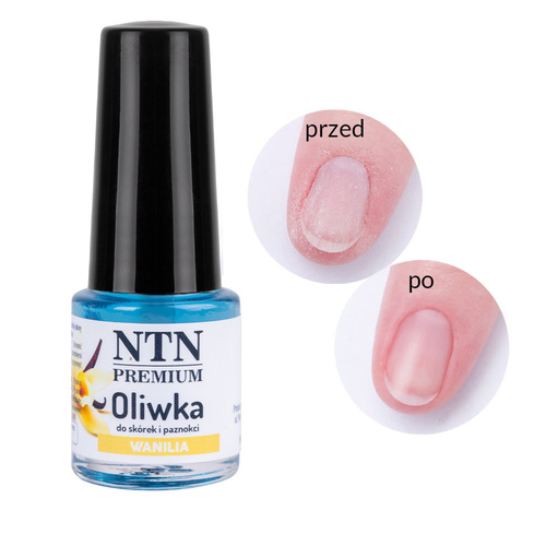 100sztuk Oliwka do skórek i paznokci NTN Premium o zapachu wanilii 5 ml Nr 05