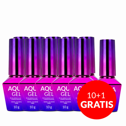 10 + 1 gratis Blooming Gel von MollyNails – Gel für Nassdekorationen, HEMA/Di-HEMA-frei, 10 g