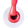 10+1gratis Lakier hybrydowy LED/UV Gel Polish Pinks Flash Glitter Pink AlleLac HEMA/Di-HEMA Free 6g