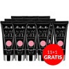 11 + 1 gratuit : Gel acrylique Polygel, gel de construction pour extension, AcrylGel Molly Nails, sans HEMA/Di-HEMA, Peony, 30 ml