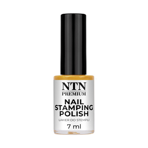 10+1gratis Lakier do stempli i blaszek NTN Premium złoty 7ml Nr 96