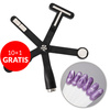 10+1 gratis Magnetizzatore a stella 6 in 1 per Cat Eye MollyNails, nero
