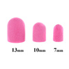 Kapturki do pedicure 7 mm gradacja 180 100szt ABS Podo AlleMed Różowy Pink