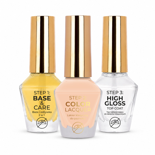 MollyNails Vinyl Effect System 3-STEP Essentials Set – Nude