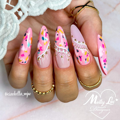 5+1gratis Lakier hybrydowy MollyLac Inspired By You Candy Girl 10g Nr 51
