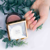 Gel de renforcement pour ongles sans HEMA/Di-HEMA, à l'huile d'arbre à thé MollyLac HerbaLine Shiny Flakes by Gosia Kruś 5 g