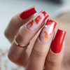 5+1gratis Lakier hybrydowy Molly Nails Hearts & Kisses Dazzling Kisses HEMA/Di-HEMA Free 8g Nr 197