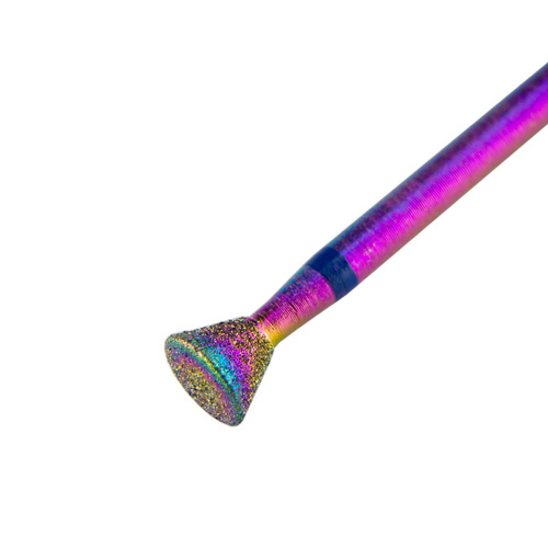 Fresa de diamante Unicorn en forma de seta arcoíris n.º 3