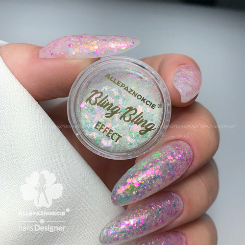 Pyłek do paznokci Bling Bling Effect Allepaznokcie 1 g Nr 04