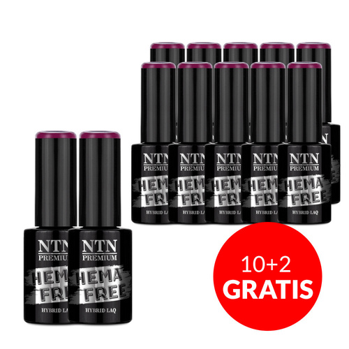 10+2 free Ntn Premium Neomagic HEMA/Di-HEMA Free hybrid nail polish 5g No. 276