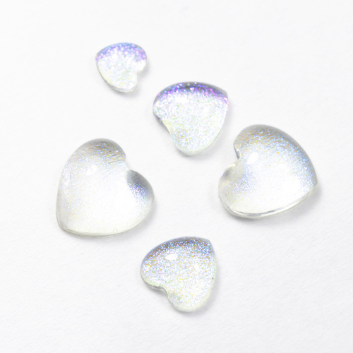 Molly Nails 3D Heart Nail Decoration No. 1, 40 pcs