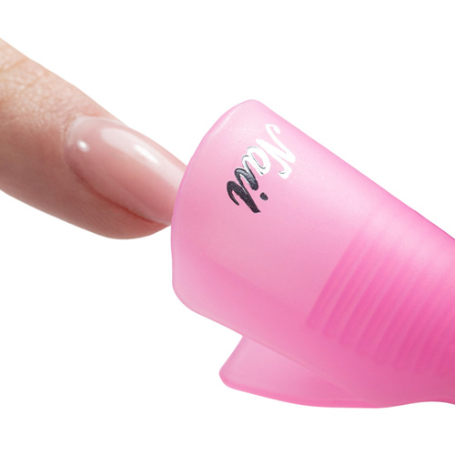 Clip per rimuovere i glitter dal gel ibrido, rosa, 10 pezzi