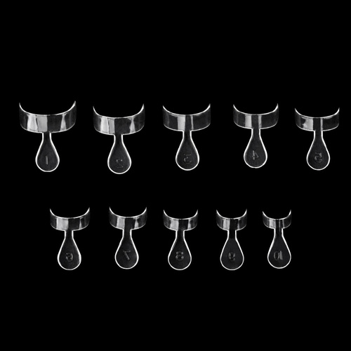 Slim glass tips, 2,500 pcs.