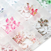 Kasetka z ozdobami akrylowe kwiatki 3D Molly Nails mix kolorów 60 sztuk