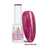 Esmalte híbrido LED/UV Gel Polish Pinks Fuchsia Glitter AlleLac sin HEMA/Di-HEMA, 6 g