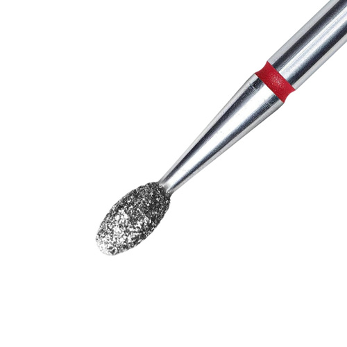 Frez diamentowy oliwka czerwona Staleks Expert 2,5/5mm