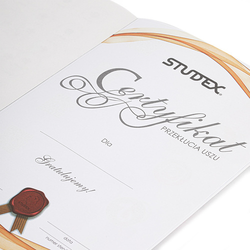 Livret A4 « Le perçage des oreilles le plus doux » Studex