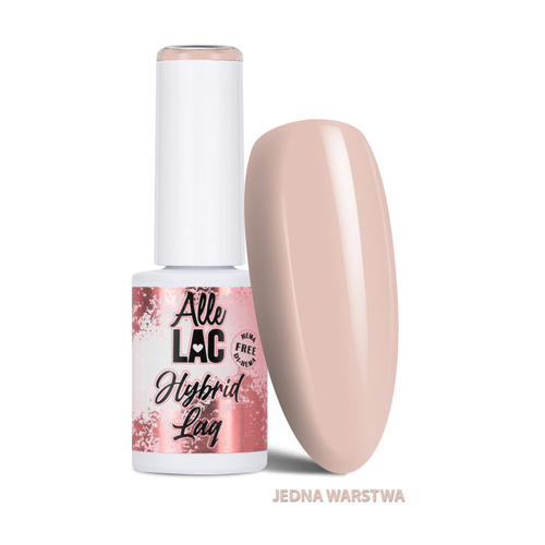 LED/UV-Hybridlack „Gel Polish Nudes N12 Creamy Coffee“ von AlleLac, frei von HEMA und Di-HEMA, 6 g