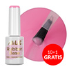 10 + 1 gratis. Base de caucho Rubber Base AlleLac Pink Punch sin HEMA/Di-HEMA, 7 g, n.º 4