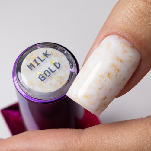 10+1gratis Mleczna baza kauczukowa Flakes Rubber Base Milk&Gold MollyLac HEMA Free 10 gram