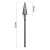 Fraise conique en carbure, bleue, Staleks Expert 6/14 mm