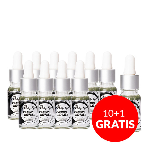 10 + 1 gratis: Parfümiertes Nagelöl „Casino Royale“ von MollyLac Nail &amp; Cuticle Oil, 10 ml