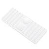 Organiseur pour chablons et moules de pose d'ongles, blanc