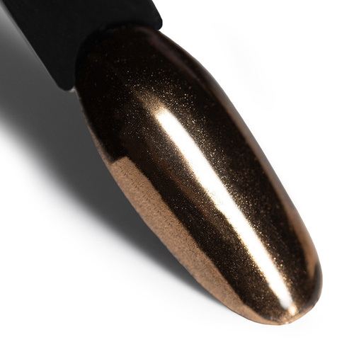 Poudre à effet miroir pour la décoration des ongles Glass Effect AlleLac Chocolate n° 14