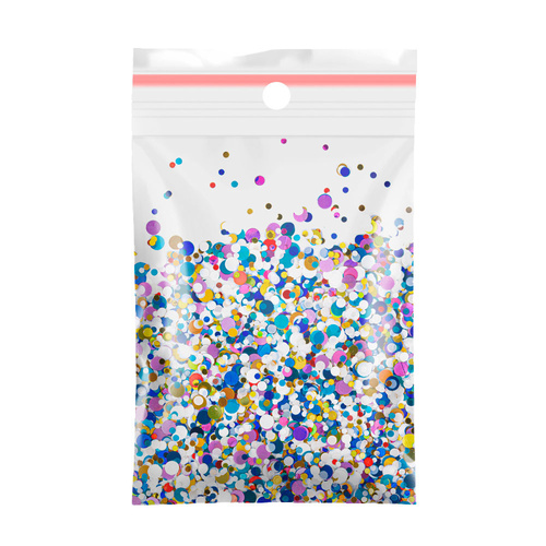Kolorowa ozdoba do paznokci Pop-Up! Piegi Confetti Dropsy Kropki Kółeczka Princess Nails Nr 9 20g