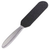 Tarka do pedicure z 10 wymiennymi wkładami 24,8 cm metalowa srebrna