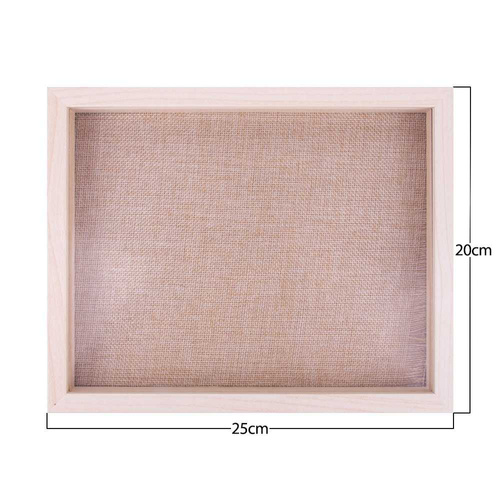 Cadre 3D, présentoir en bois pour capsules d'ongles, 20 x 25 cm